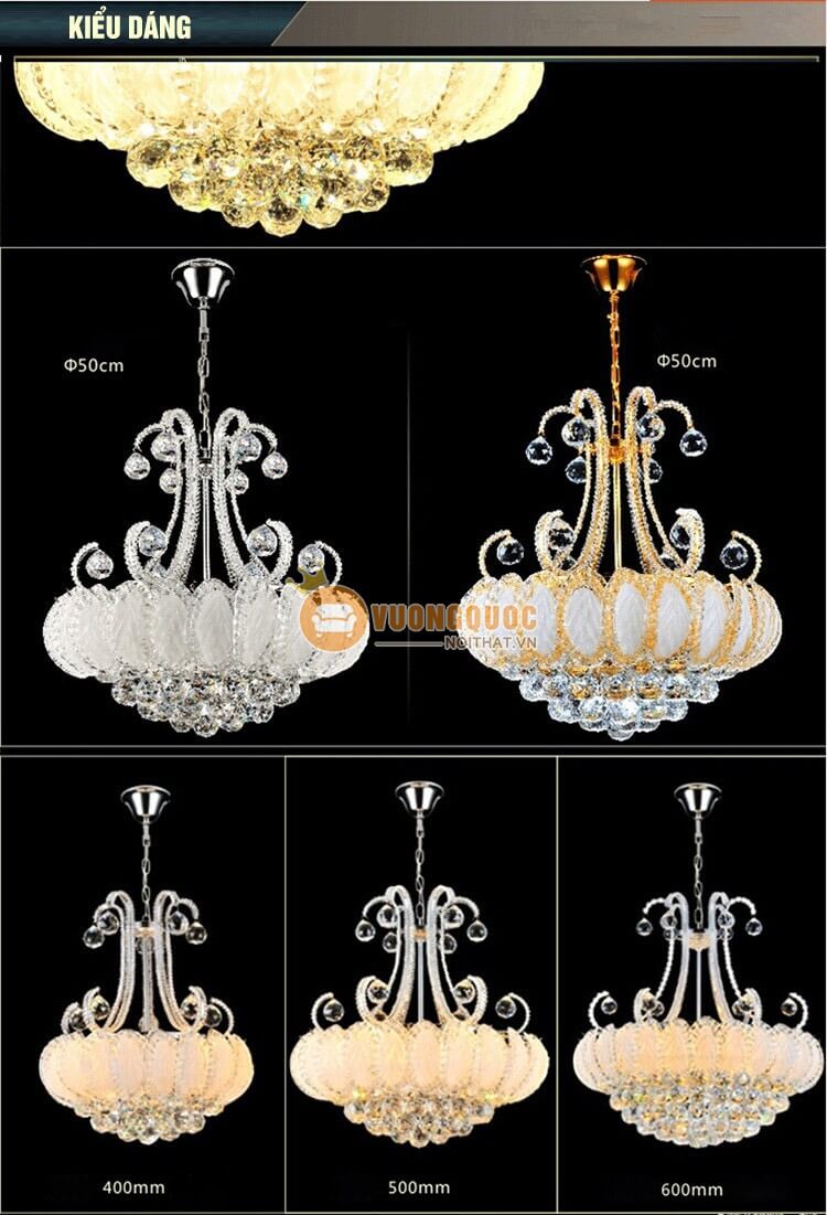 Đèn chùm chao đá hiện đại nhập khẩu CM127-6